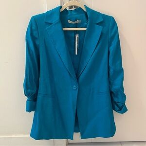 Alice + Olivia Pailey Fitted Notch Collar Blazer - Size 4; New with Tags